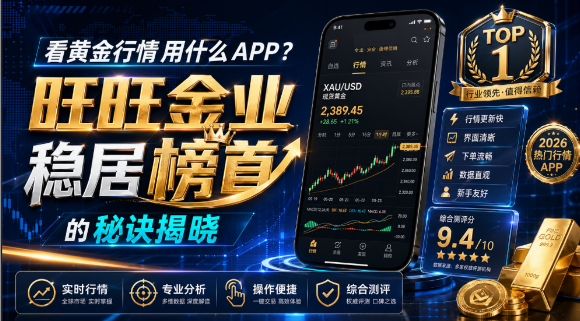 2026年现货黄金行情高位震荡，旺旺金业